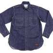 Load image into Gallery viewer, TOYS McCOY Denim Shirt Men's Casual Long Sleeve Plain 10.5 oz Indigo Denim Work Shirt TMS2406