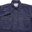 Load image into Gallery viewer, TOYS McCOY Denim Shirt Men's Casual Long Sleeve Plain 10.5 oz Indigo Denim Work Shirt TMS2406