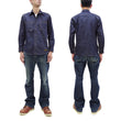 Load image into Gallery viewer, TOYS McCOY Denim Shirt Men's Casual Long Sleeve Plain 10.5 oz Indigo Denim Work Shirt TMS2406