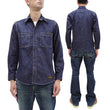 Load image into Gallery viewer, TOYS McCOY Denim Shirt Men's Casual Long Sleeve Plain 10.5 oz Indigo Denim Work Shirt TMS2406