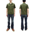 Load image into Gallery viewer, TOYS McCOY Men's Short-Sleeve Shirt - Reproduction of the U.S. Army OG-107 Utility Shirt (Modified Short-Sleeve Version) TMS2505 Olive