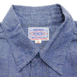 Load image into Gallery viewer, TOYS McCOY Men's Short-Sleeve Blue Chambray Shirt - Classic U.S. Navy Utility Shirt Style Work Shirt TMS2507