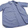 Load image into Gallery viewer, TOYS McCOY Men's Short-Sleeve Blue Chambray Shirt - Classic U.S. Navy Utility Shirt Style Work Shirt TMS2507