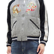 Load image into Gallery viewer, KOSHO & CO. Jacket Tailor Toyo Sukajan Men's Japanese Souvenir Jacket Spider Embroidery x Tiger Print TT15289 TT15289-119