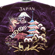 Load image into Gallery viewer, Tailor Toyo Jacket Men's Velveteen Japanese Souvenir Jacket Sukajan LANDSCAPE x DRAGON TT15392 175 Purple