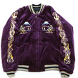Load image into Gallery viewer, Tailor Toyo Jacket Men's Velveteen Japanese Souvenir Jacket Sukajan LANDSCAPE x DRAGON TT15392 175 Purple