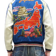 Load image into Gallery viewer, KOSHO & CO. Jacket Tailor Toyo Sukajan Men's Japanese Souvenir Jacket Dragon Embroidery x Japan Map Print TT15531 TT15531-119