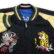 Load image into Gallery viewer, Tailor Toyo Sukajan Jacket Men's Japanese Souvenir Jacket Japan Map x Gold Dragon Embroidery TT15542 TT15542-119 Black x Blue