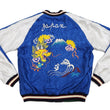 Load image into Gallery viewer, Tailor Toyo Sukajan Jacket Men's Japanese Souvenir Jacket Japan Map x Gold Dragon Embroidery TT15542 TT15542-119 Black x Blue