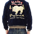 Load image into Gallery viewer, Tailor Toyo Jacket TT15544 Men's Reversible Embroidered Japanese Souvenir Jacket with Velvet and Quilted Satin TT15544-128 Alaska Navy-Blue