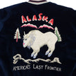 Load image into Gallery viewer, Tailor Toyo Jacket TT15544 Men's Reversible Embroidered Japanese Souvenir Jacket with Velvet and Quilted Satin TT15544-128 Alaska Navy-Blue