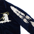 Load image into Gallery viewer, Tailor Toyo Jacket TT15544 Men's Reversible Embroidered Japanese Souvenir Jacket with Velvet and Quilted Satin TT15544-128 Alaska Navy-Blue