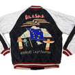 Load image into Gallery viewer, Tailor Toyo Jacket TT15544 Men's Reversible Embroidered Japanese Souvenir Jacket with Velvet and Quilted Satin TT15544-128 Alaska Navy-Blue