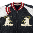 Load image into Gallery viewer, Tailor Toyo Jacket TT15544 Men's Reversible Embroidered Japanese Souvenir Jacket with Velvet and Quilted Satin TT15544-128 Alaska Navy-Blue