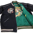 Load image into Gallery viewer, KOSHO & CO. Jacket Tailor Toyo Sukajan Men's Japanese Souvenir Jacket Silver Dragon x Tangled Dragons Embroidery TT15619 TT15619-119