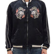 Load image into Gallery viewer, KOSHO & CO. Jacket Tailor Toyo Sukajan Men's Japanese Souvenir Jacket Silver Dragon x Tangled Dragons Embroidery TT15619 TT15619-119