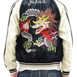 Load image into Gallery viewer, ailor Toyo Sukajan TT15682 Men's Japanese Souvenir Jacket White Dragon x Eagle Embroidery TT15682-119