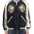 Load image into Gallery viewer, ailor Toyo Sukajan TT15682 Men's Japanese Souvenir Jacket White Dragon x Eagle Embroidery TT15682-119