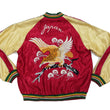 Load image into Gallery viewer, Tailor Toyo Sukajan Jacket TT15790 - Men's Satin Reversible Embroidered Japanese Souvenir Jacket - TT15790-170 Eagle x Blue Tiger Wine x Silver