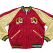 Load image into Gallery viewer, Tailor Toyo Sukajan Jacket TT15790 - Men's Satin Reversible Embroidered Japanese Souvenir Jacket - TT15790-170 Eagle x Blue Tiger Wine x Silver