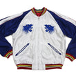 Load image into Gallery viewer, Tailor Toyo Sukajan Jacket TT15790 - Men's Satin Reversible Embroidered Japanese Souvenir Jacket - TT15790-170 Eagle x Blue Tiger Wine x Silver