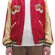 Load image into Gallery viewer, Tailor Toyo Sukajan Jacket TT15790 - Men's Satin Reversible Embroidered Japanese Souvenir Jacket - TT15790-170 Eagle x Blue Tiger Wine x Silver
