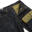 Load image into Gallery viewer, ONI Denim Men's 17 oz Bumpy Denim Selvedge Jeans - Regular Straight Fit - Indigo Overdyed with Ocher Pigment - Made in Japan (ONI277-Bumpy)