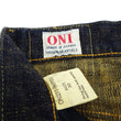 Load image into Gallery viewer, ONI Denim Men's 17 oz Bumpy Denim Selvedge Jeans - Regular Straight Fit - Indigo Overdyed with Ocher Pigment - Made in Japan (ONI277-Bumpy)