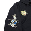 Load image into Gallery viewer, Tailor Toyo Reversible Vietnam Jacket with Insulation - Men's Modern Reinterpretation of Viet-Jumper Vietnam Souvenir Jacket / TT15800-119 Black