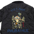 Load image into Gallery viewer, Tailor Toyo Reversible Vietnam Jacket with Insulation - Men's Modern Reinterpretation of Viet-Jumper Vietnam Souvenir Jacket / TT15800-119 Black