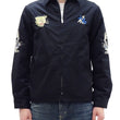 Load image into Gallery viewer, Tailor Toyo Reversible Vietnam Jacket with Insulation - Men's Modern Reinterpretation of Viet-Jumper Vietnam Souvenir Jacket / TT15800-119 Black