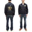 Load image into Gallery viewer, Tailor Toyo Reversible Vietnam Jacket with Insulation - Men's Modern Reinterpretation of Viet-Jumper Vietnam Souvenir Jacket / TT15800-119 Black
