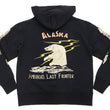 Load image into Gallery viewer, Tailor Toyo Men's Alaska Embroidered Zip-Up Hoodie - Sukajan Japanese Souvenir Jacket Style - TT69652 119 Black