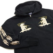 Load image into Gallery viewer, Tailor Toyo Men's Alaska Embroidered Zip-Up Hoodie - Sukajan Japanese Souvenir Jacket Style - TT69652 119 Black