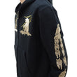 Load image into Gallery viewer, Tailor Toyo Men's Alaska Embroidered Zip-Up Hoodie - Sukajan Japanese Souvenir Jacket Style - TT69652 119 Black