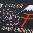 Load image into Gallery viewer, Tailor Toyo T-shirt Men's Sukajan Style Embroidered Short Sleeve Tee TT79213 119 Black