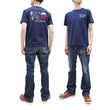 Load image into Gallery viewer, Tailor Toyo T-shirt Men's Sukajan Style Embroidered Short Sleeve Tee TT79213 128 Navy-Blue