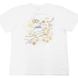 Load image into Gallery viewer, Tailor Toyo T-shirt Men's Sukajan Style Japan Map Embroidered Short Sleeve Tee TT79215 101 White