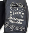 Load image into Gallery viewer, Whitesville Varsity Jacket Men's Letterman Jacket Melton x Leather Award Jacket WV15385 WV15385-119 Black/Black