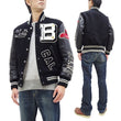 Load image into Gallery viewer, Whitesville Varsity Jacket Men's Letterman Jacket Melton x Leather Award Jacket WV15385 WV15385-119 Black/Black