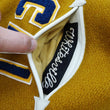 Load image into Gallery viewer, Whitesville Varsity Jacket Men's Letterman Jacket Melton x Leather Award Jacket WV15385 WV15385-156 Gold/Ivory
