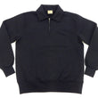 Load image into Gallery viewer, Whitesville Men's Collared Half-Zip Sweatshirt - Heavyweight Loopwheel Fleece, Made in Japan, Vintage-Inspired Athletic Wear (Toyo Enterprises WV69641 119 Black)