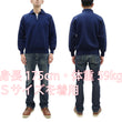 Load image into Gallery viewer, Whitesville Men's Collared Half-Zip Sweatshirt - Heavyweight Loopwheel Fleece, Made in Japan, Vintage-Inspired Athletic Wear (Toyo Enterprises WV69641 128 Navy)