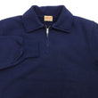 Load image into Gallery viewer, Whitesville Men's Collared Half-Zip Sweatshirt - Heavyweight Loopwheel Fleece, Made in Japan, Vintage-Inspired Athletic Wear (Toyo Enterprises WV69641 128 Navy)