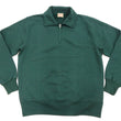 Load image into Gallery viewer, Whitesville Men's Collared Half-Zip Sweatshirt - Heavyweight Loopwheel Fleece, Made in Japan, Vintage-Inspired Athletic Wear (Toyo Enterprises WV69641 145 Green)