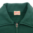 Load image into Gallery viewer, Whitesville Men's Collared Half-Zip Sweatshirt - Heavyweight Loopwheel Fleece, Made in Japan, Vintage-Inspired Athletic Wear (Toyo Enterprises WV69641 145 Green)