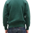 Load image into Gallery viewer, Whitesville Men's Collared Half-Zip Sweatshirt - Heavyweight Loopwheel Fleece, Made in Japan, Vintage-Inspired Athletic Wear (Toyo Enterprises WV69641 145 Green)