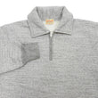 Load image into Gallery viewer, Whitesville Men's Collared Half-Zip Sweatshirt - Heavyweight Loopwheel Fleece, Made in Japan, Vintage-Inspired Athletic Wear (Toyo Enterprises WV69641 113 Heather Gray)
