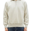 Load image into Gallery viewer, Whitesville Men's Collared Half-Zip Sweatshirt - Heavyweight Loopwheel Fleece, Made in Japan, Vintage-Inspired Athletic Wear (Toyo Enterprises WV69641 131 Oatmeal)