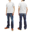 Load image into Gallery viewer, Whitesville Men's Plain Pocket T-Shirt - Short Sleeve Crewneck Loopwheel Tee (One-Wash) WV78932 by Toyo Enterprises 105 Off-White